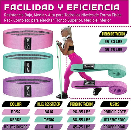 Bandas Elasticas Para Piernas Y Gluteos