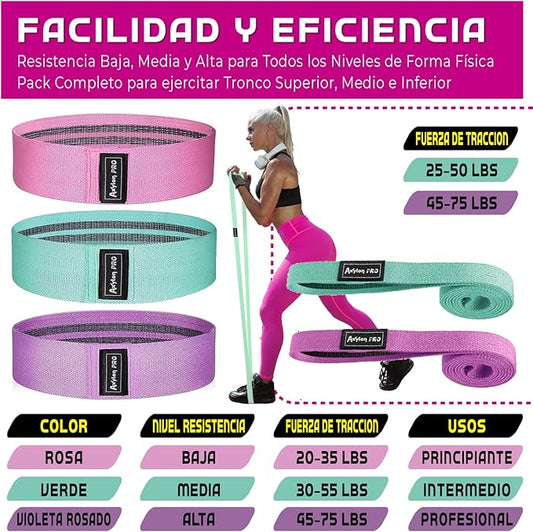 Bandas Elasticas Para Piernas Y Gluteos