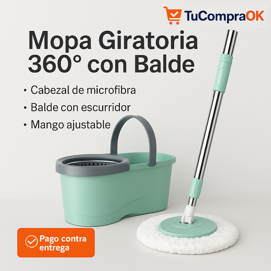 Mopa Giratoria 360 Balde