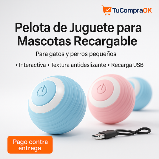 Pelota de Juguete para Mascotas Recargable